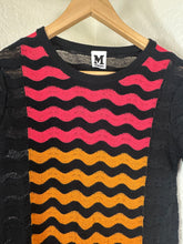 Load image into Gallery viewer, M Missoni Black Knit Wave Panel Midi Dress - Size IT 40 / US Small 2 4
