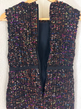 Load image into Gallery viewer, Giambattista Valli Tweed Sheath Dress Silk Lined Multi Color IT 40 Fits US 2 XS
