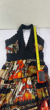 Load image into Gallery viewer, Vintage Jean Paul Gaultier Soleil Patchwork Mesh Backless Halter Maxi Dress XS Rare Y2K Small 0 2 4
