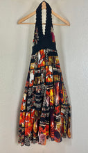 Load image into Gallery viewer, Vintage Jean Paul Gaultier Soleil Patchwork Mesh Backless Halter Maxi Dress XS Rare Y2K Small 0 2 4
