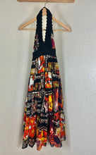 Load image into Gallery viewer, Vintage Jean Paul Gaultier Soleil Patchwork Mesh Backless Halter Maxi Dress XS Rare Y2K Small 0 2 4
