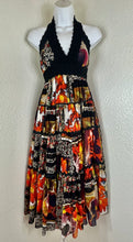 Load image into Gallery viewer, Vintage Jean Paul Gaultier Soleil Patchwork Mesh Backless Halter Maxi Dress XS Rare Y2K Small 0 2 4
