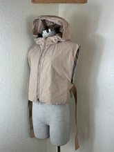 Load image into Gallery viewer, Weekend Max Mara LUXEPAD Cashmere Blend Hooded Puffer Vest Gilet Taupe Size Small S 0 2 4
