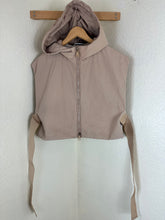Load image into Gallery viewer, Weekend Max Mara LUXEPAD Cashmere Blend Hooded Puffer Vest Gilet Taupe Size Small S 0 2 4
