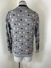 Load image into Gallery viewer, VTG Missoni Uomo Geometric Knit Cardigan Sweater Men's 46 Small Wool Rayon Italy
