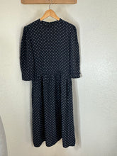 Load image into Gallery viewer, Archival Vintage 70s Chanel Creations Polka Dot Dress by Philippe Guibourge S Small 4 5 6

