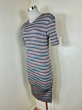 Load image into Gallery viewer, Vintage 90s Missoni Sport Multi-Stripe Knit Dress - Made in Italy - IT 46 US S M 4 6
