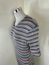 Load image into Gallery viewer, Vintage 90s Missoni Sport Multi-Stripe Knit Dress - Made in Italy - IT 46 US S M 4 6
