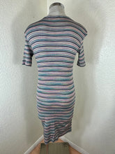 Load image into Gallery viewer, Vintage 90s Missoni Sport Multi-Stripe Knit Dress - Made in Italy - IT 46 US S M 4 6
