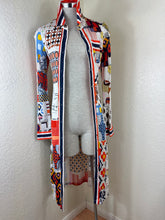 Load image into Gallery viewer, Tory Burch Laurence Patchwork Shirtdress David Hicks Runway Silk Blend XS 0 2
