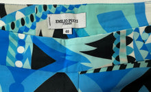 Load image into Gallery viewer, Vintage Emilio Pucci Vivara Print Silk Cropped Pants Trousers Italy Size 40 US 4 6 S M
