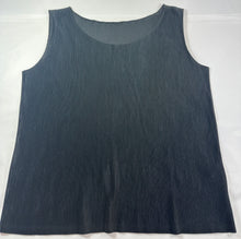 Load image into Gallery viewer, Archival Minimalist Pleats Please Issey Miyake Black Pleated Tank Top Small 3
