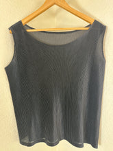Load image into Gallery viewer, Archival Minimalist Pleats Please Issey Miyake Black Pleated Tank Top Small 3
