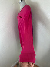 Load image into Gallery viewer, Sacai Luck 2014 SS Archival Fuchsia Pink Hybrid Silk Back Knit Top Sweater Small 2 4
