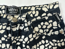 Load image into Gallery viewer, Vintage 90s Versace Jeans Couture Abstract Snake Print Pants 28/42 Small M
