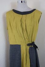 Load image into Gallery viewer, ANTONIO MARRAS Green Grey Casual Sleeveless Rayon Wool Dress Large XL 46
