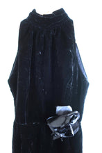 Load image into Gallery viewer, Vintage BB Collections Barbara Barbara Black Velvet Jumpsuit Evening Small 0 2 4
