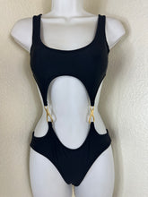 Load image into Gallery viewer, ARCHIVAL Tom Ford for Gucci 1998 Runway Cutout Swimsuit Bodysuit Black XS Small 0 2
