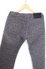 Load image into Gallery viewer, LANVIN Beige Black Green Cotton Linen Jeans Pants Midrise Bootcut 28 29 30 31
