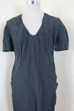 Load image into Gallery viewer, Vintage MARNI Greyish Green Short Sleeve Zip Dress sz 40 Small to M 6 7 8
