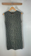 Load and play video in Gallery viewer, Fendi FF Monogram Knit Sleeveless Dress Olive Green IT 38 US XS S Zucca 02 4
