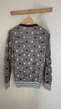 Load and play video in Gallery viewer, VTG Missoni Uomo Geometric Knit Cardigan Sweater Men's 46 Small Wool Rayon Italy
