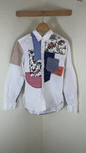 Load and play video in Gallery viewer, Junya Watanabe MAN Comme des Garcons Patchwork Shirt WI-B004 AD2021 Small
