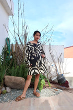 Load image into Gallery viewer, Roberto Cavalli For H&amp;M Zebra Print Trench Coat 12 M- L 7 8 10
