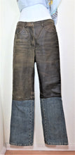 Load image into Gallery viewer, Vintage CHANEL Western Style Calfskin Leather Denim Pants Jeans sz. 36 4 5 6
