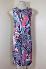 Load image into Gallery viewer, Emilio PUCCI Sleeveless Pink Blue White Rayon Paisley Dress sz 6 7 8 Medium
