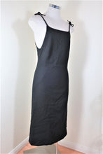 Load image into Gallery viewer, Vintage GIANNI VERSACE COUTURE Black Spaghetti Strap Dress LBD S - M Small 4 5 6
