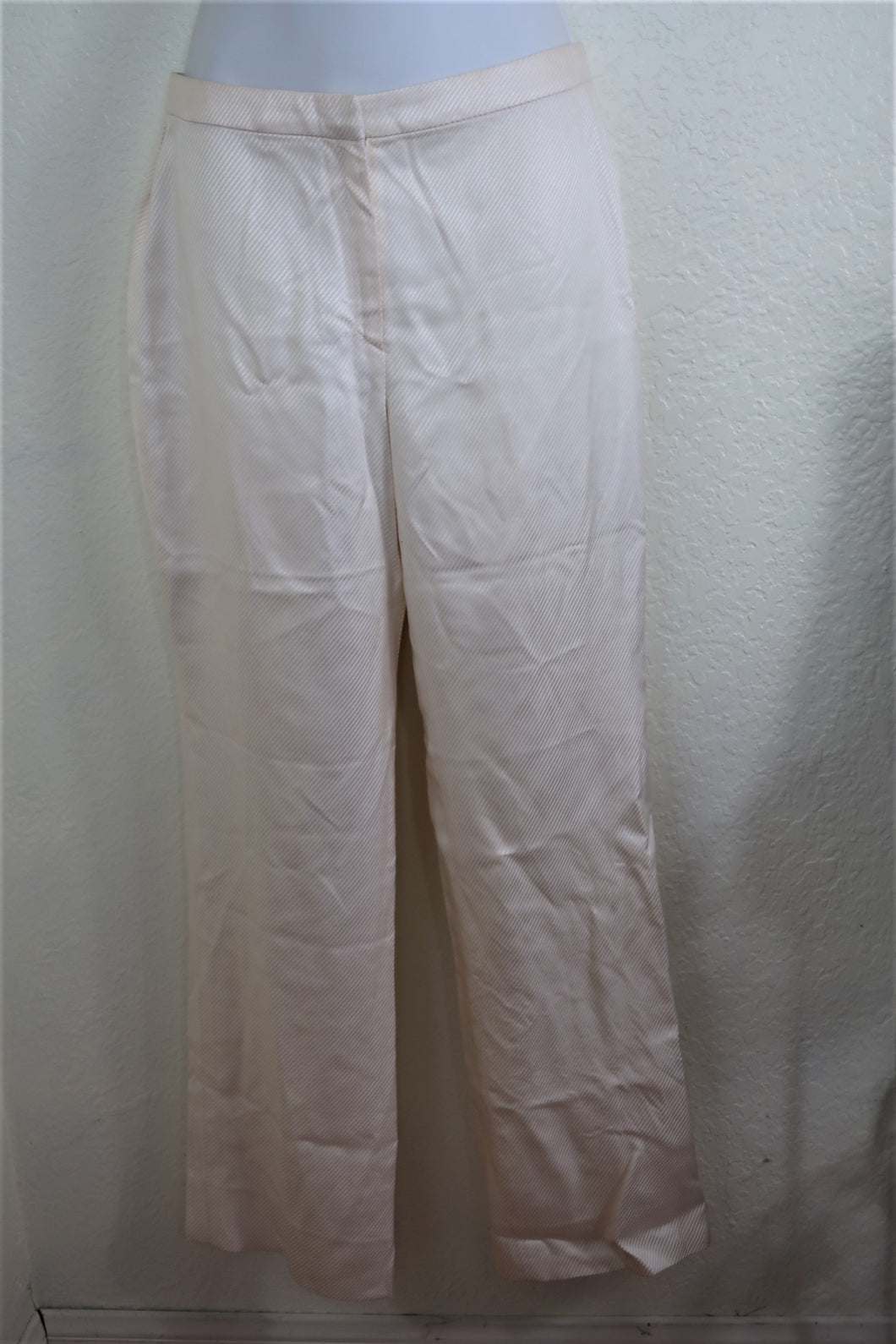 GIANNI VERSACE Couture Cream Long Dress Pants Small Medium 40 4 5 6