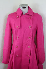 Load image into Gallery viewer, TED BAKER Pink Double Breasted Jackie O Coat Dress Long Jacket Small 2
