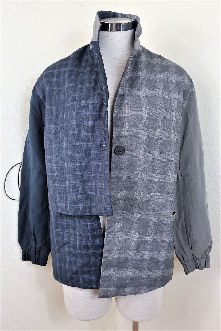 SACAI Stripes Long Sleeves Top Jacket Coat Small 2 3 4