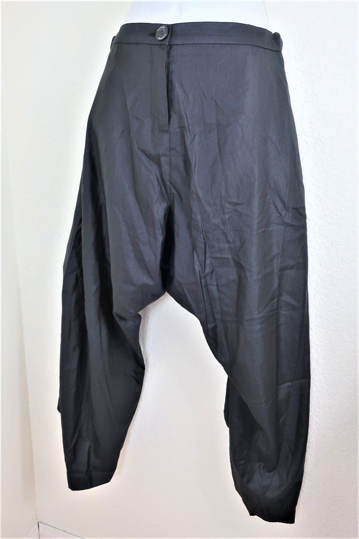 VIVIENNE WESTWOOD Wool Baggy HIpHop Harlem Pants Trouser Baggy Jeans S M 36 4 5 6