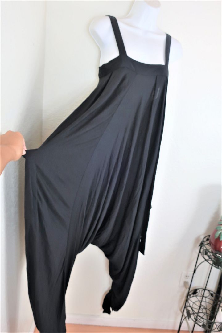 NWT New SEE BY CHLOE Black Loose Jumpsuit JUmper Dress Small 38 4 5 6 Medium