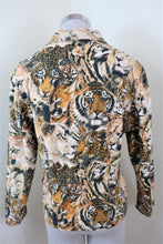 Load image into Gallery viewer, Vintage KENZO Brown Yellow Lion Tiger Cotton Jacket Hip HOp Medium 4 5 6

