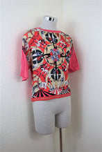 Load image into Gallery viewer, Rare MISSONI Circus Knitted Pink Silk Top Blouse S Medium M 38 4 5 6
