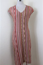 Load image into Gallery viewer, Vintage MISSONI Earth Tone Knitted Brown Bodycon Sheath Dress 40 4 5 6 S Medium M
