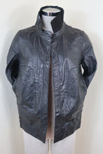 Load image into Gallery viewer, MARNI Black Lambskin Leather Jacket 38 4 5 6 S mall Medium
