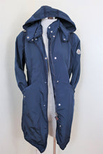 Load image into Gallery viewer, MONCLER Grey Hooded Zip Long Windbreaker Rain Jacket Small XS 0 1 2
