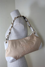 Load image into Gallery viewer, CHANEL Canvas Leather Metal Chan Handle Light Brown CC Shoulder Bag
