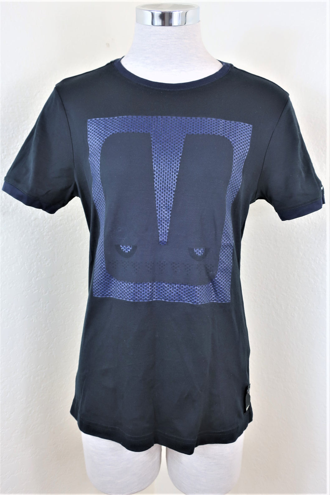 FENDI Black Robot Snake Eyes Tee Shirt T Shirt Top 46 Small 4 6 7